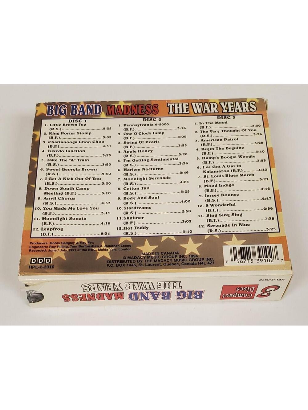 Big Band Madness The War Years 3-CD Box Set BBC Orchestra Swing WWII Era - Picture 2 of 7